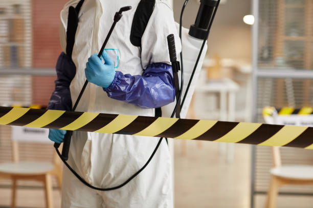 Professional Blood Cleanup technician working in Bancroft, WI
